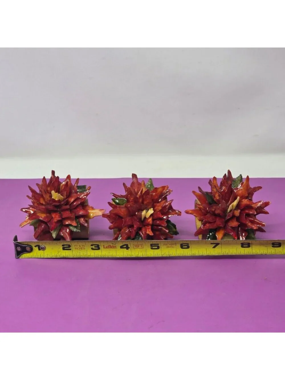 Handcrafted The Bayou84 Coastal Decor Shell Flower Napkin Holder/Napkin Rings